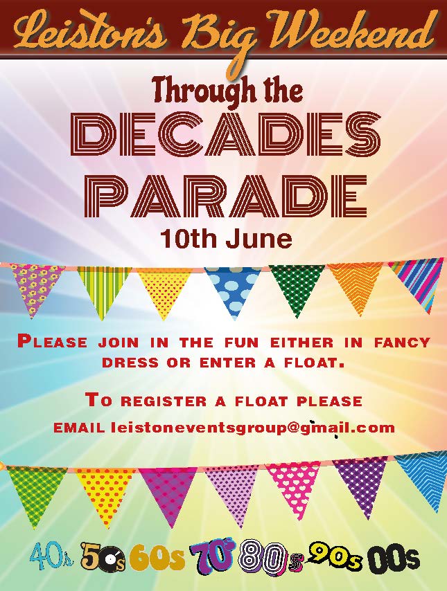 Leiston Through The Decades Parade