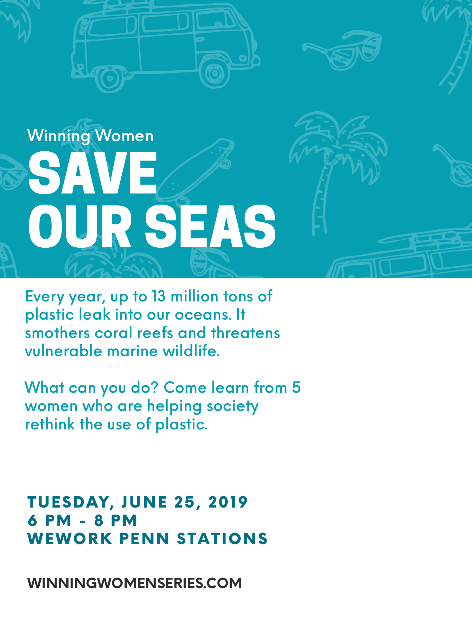 Winning Women: Save Our Seas Tickets, Tue, Jun 25, 2019 at 6:00 PM | Eventbrite Winning Women: Save Our Seas