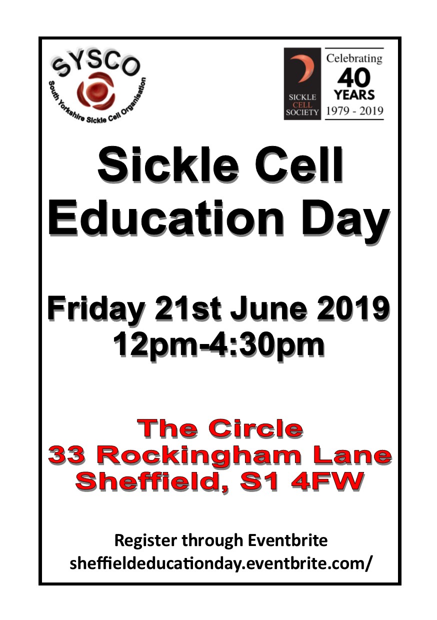 Sheffield Patient Education Day Flyer