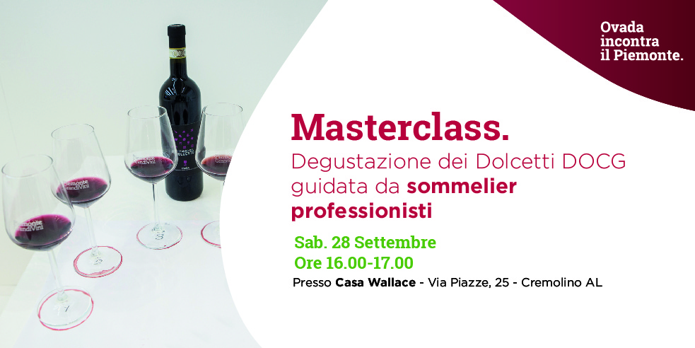 Biglietto di ingresso Masterclass Degustazione Vini Dolcetto