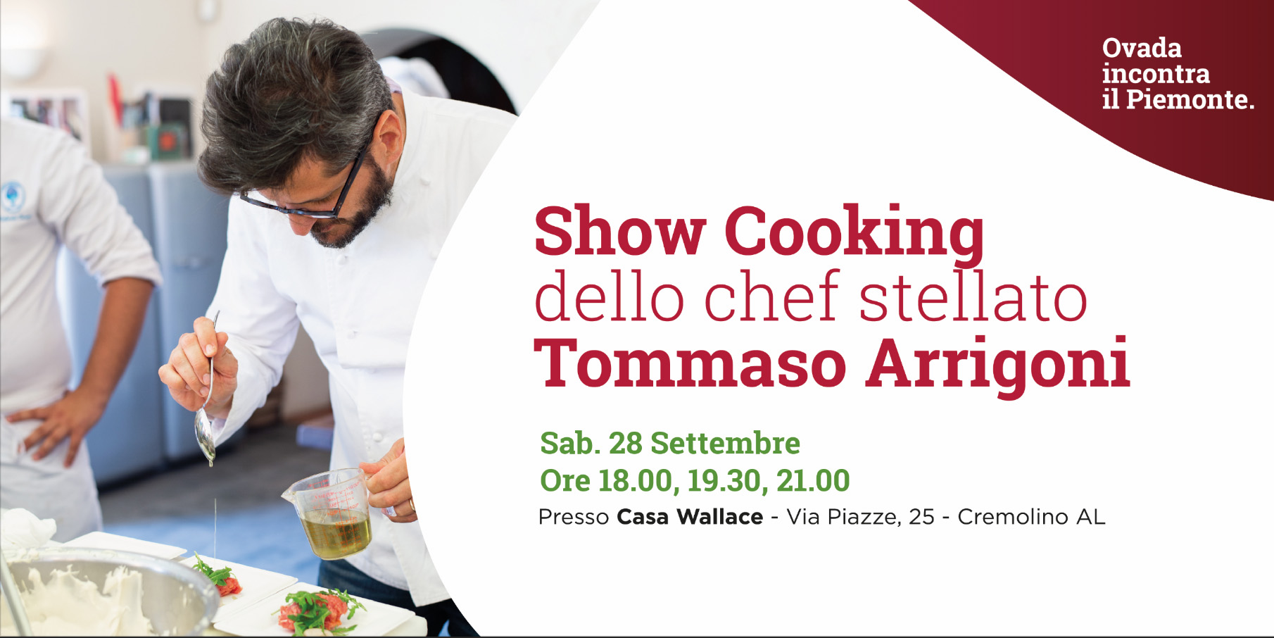 Biglietto Showcooking Tommaso Arrigoni