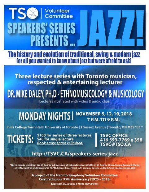 Speakers' Series presents JAZZ!