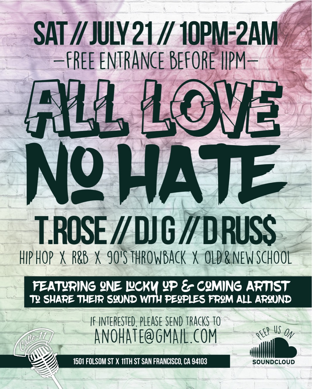 All Love No Hate Poster