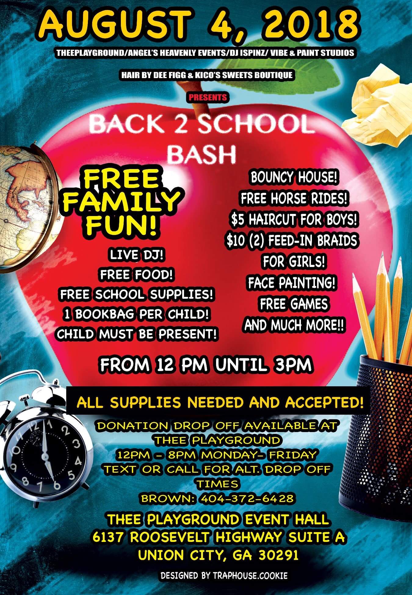 Back To School Bash 4 Aug 18