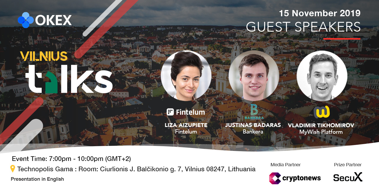 Vilnius Lithuania OKEx Talks speaker list