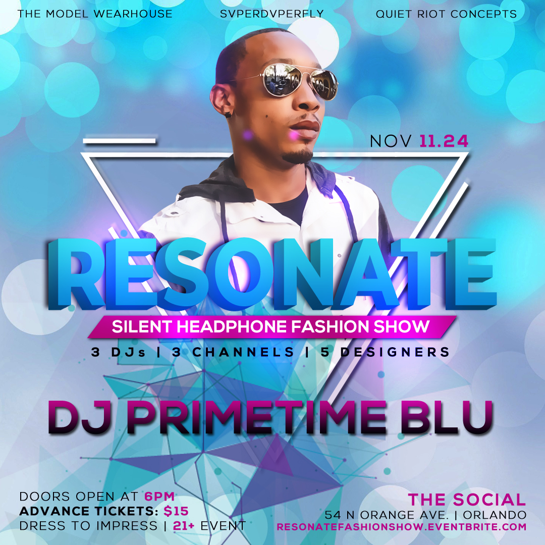 DJ Primetime Blu Fashion Show