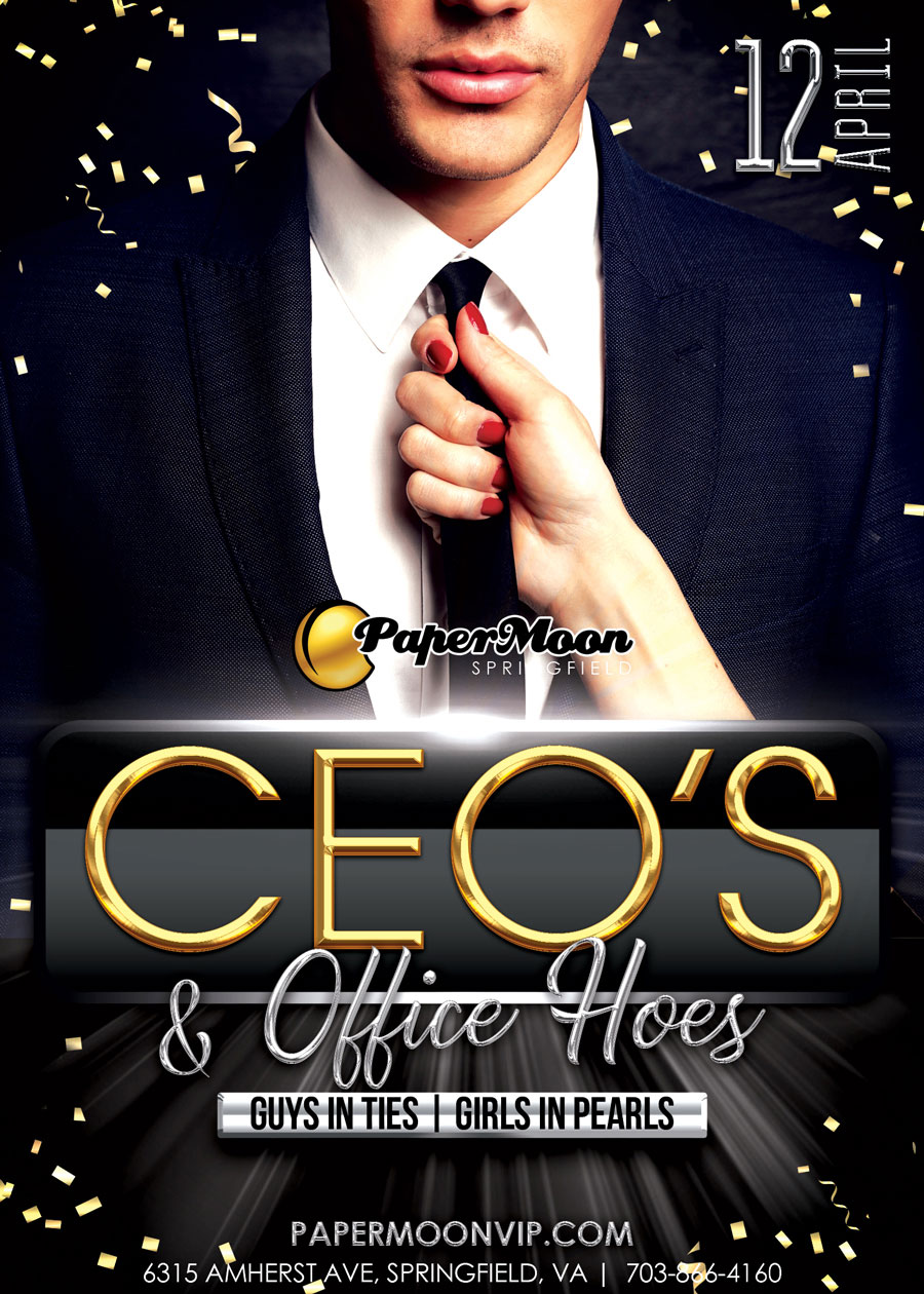 CEO's and Office Hoes Party at PaperMoon Gentlemen's Club