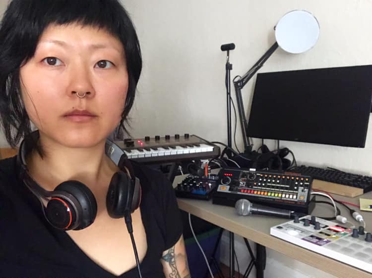 Devata Daun in the studio