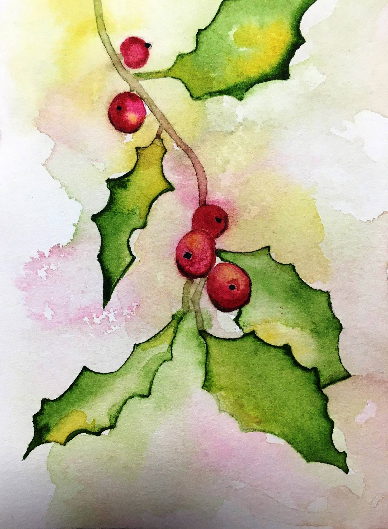 Watercolor Christmas Cards – with Chris Blevins and Suzi Vitulli | Art ...