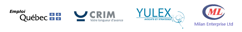 Partenaires Défi Montréal - Emploi Québec CRIM YULEX Avocats Milan Entreprises
