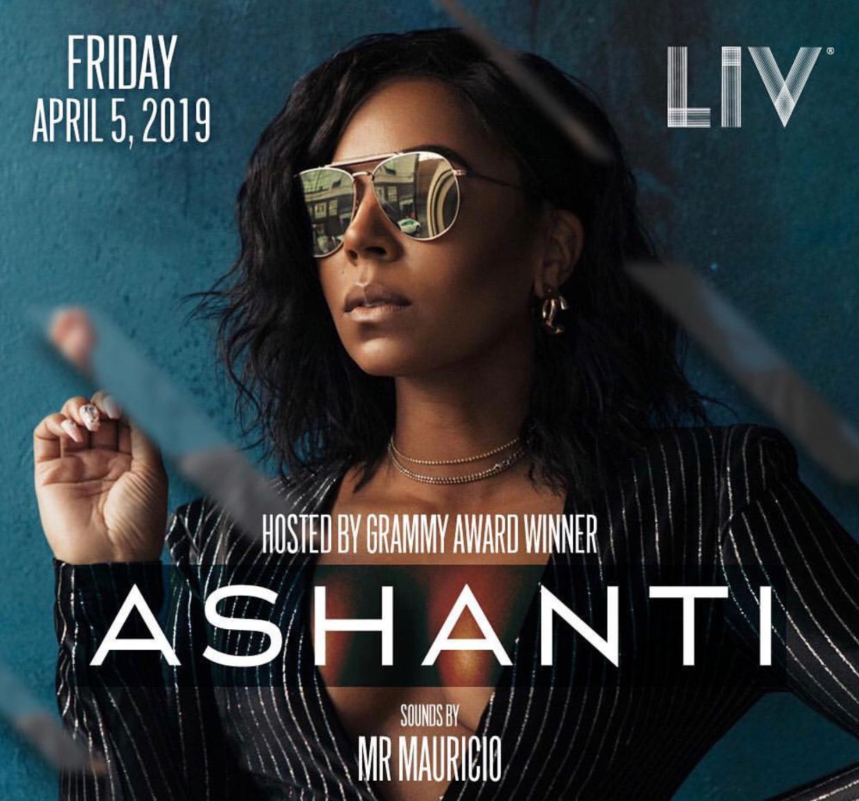 Ashanti at LIV Miami