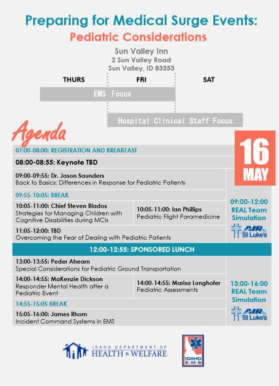 Agenda 1 Medical Surge Events