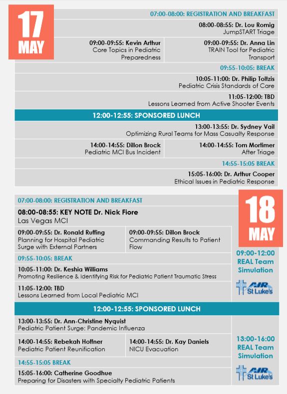Agenda 2 Medical Surge Events
