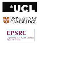 Logos of UCL, Cambridge and EPSRC