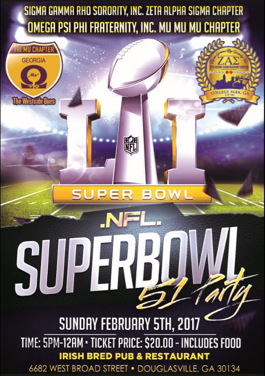 super bowl li watch party tickets sun feb 5 2017 at 5 super bowl party flyer