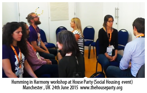 Humming in Harmony at House Party 2015