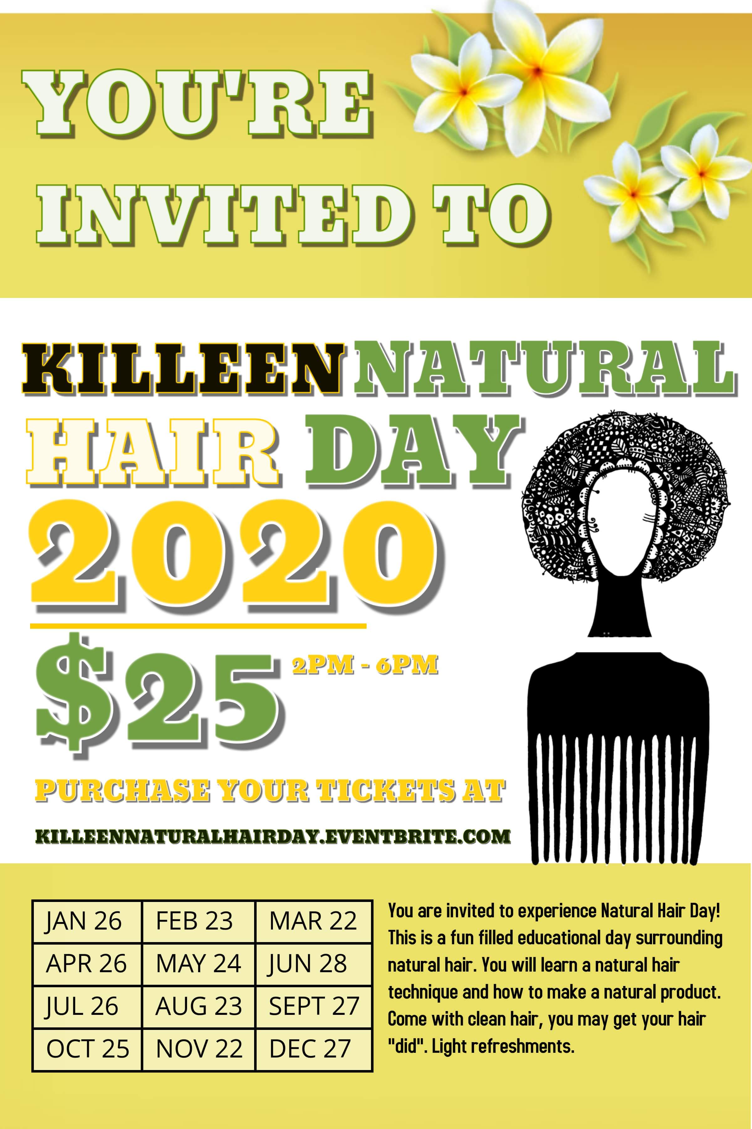 Killeen Natural Hair Day 2020 Tickets Sun Feb 23 2020 At 2 00