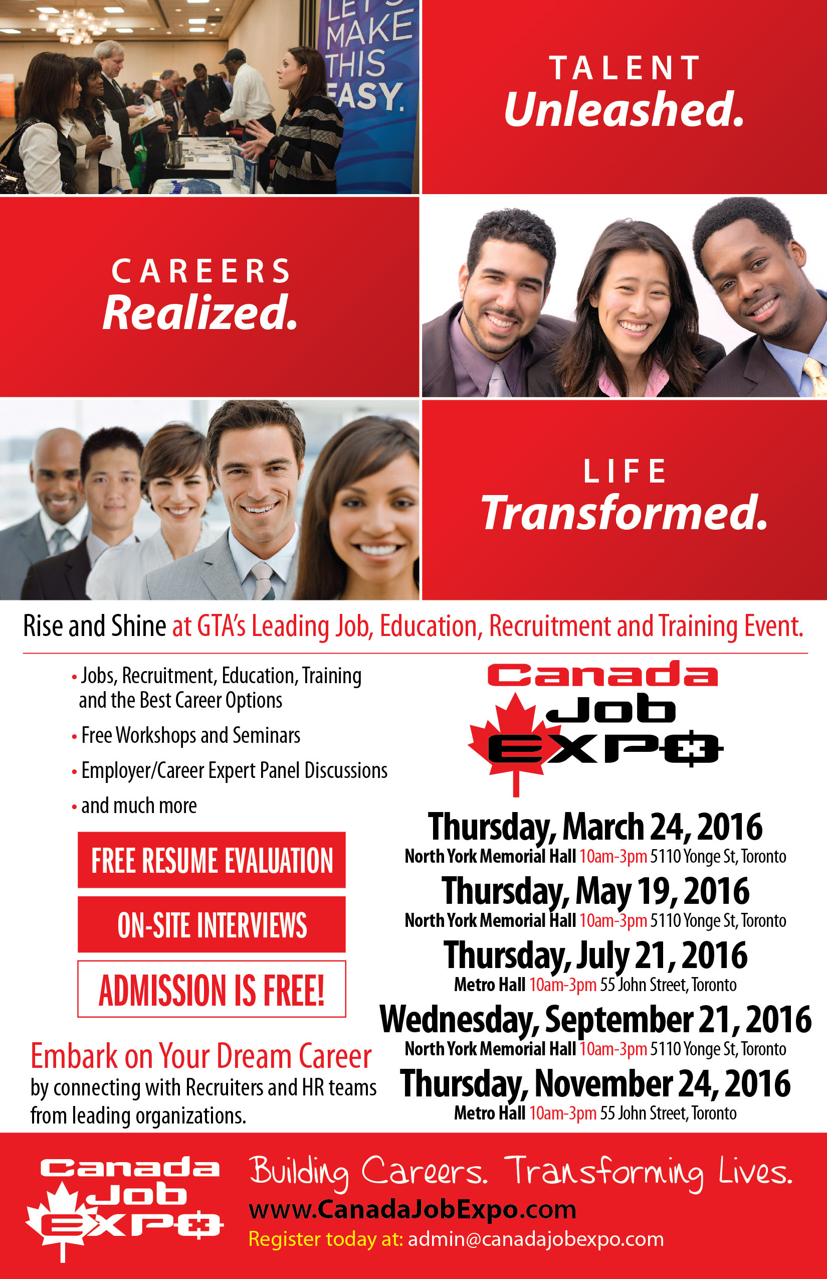 Job N Canada Job Expo 2016 Events