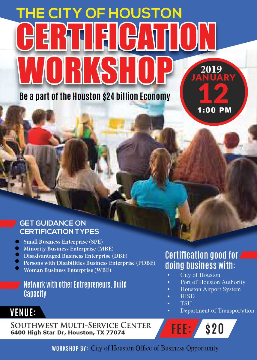 Certification Workshop