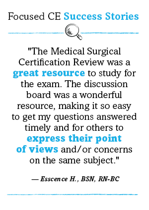 ancc or amsn medical surgical certification exams