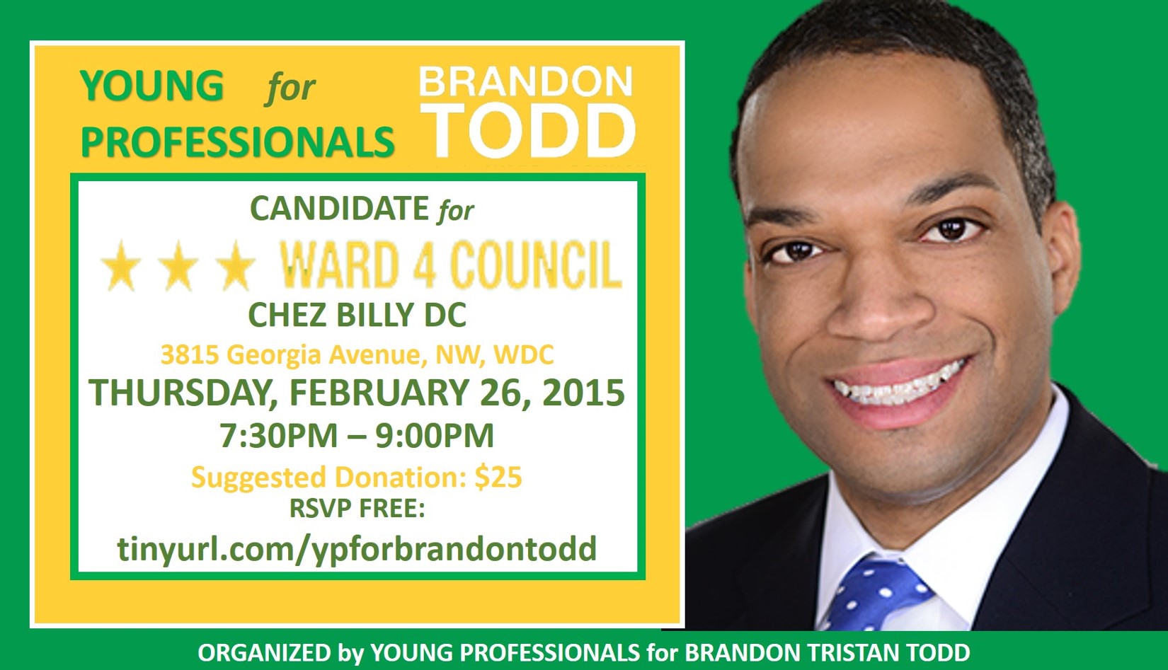 Support this campaign event to elect Brandon Tristan Todd to Ward 4 City Council seat. - btoddflierfn