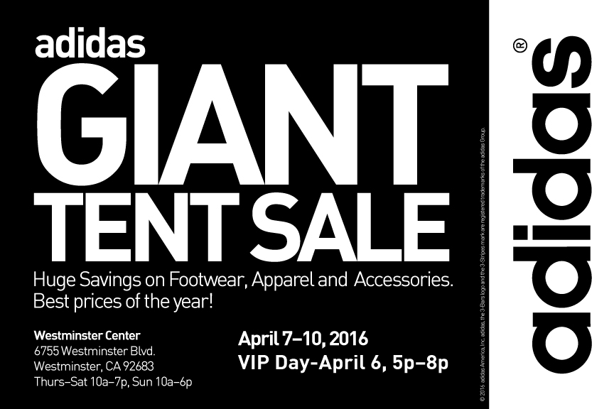 adidas giant tent sale california adidas giant tent sale california