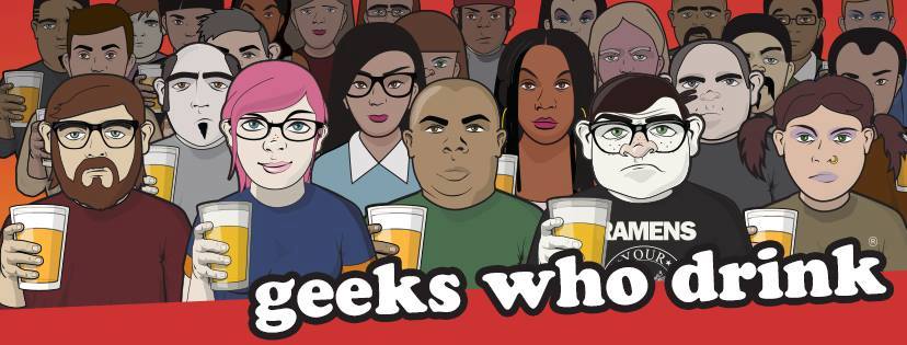 Geeks Who Drink Trivia every wednesday at the Irish Rover Pub