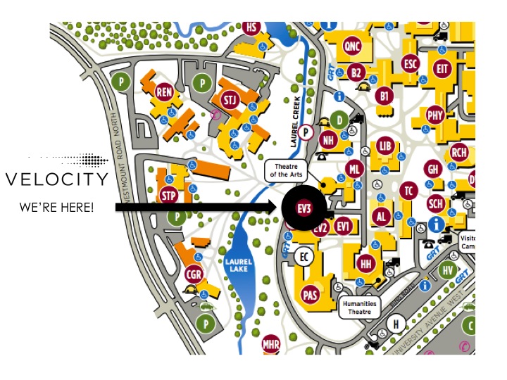 Waterloo University Map