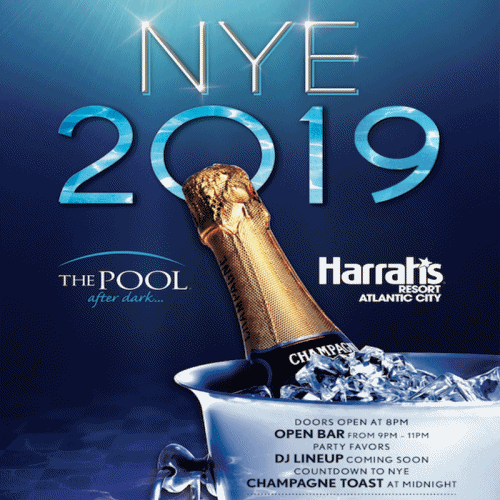 New Years Eve 2019 - The Pool After Dark at Harrah's Resort Atlantic City 2018