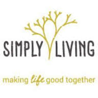 Simply Living logo of fractal tree image