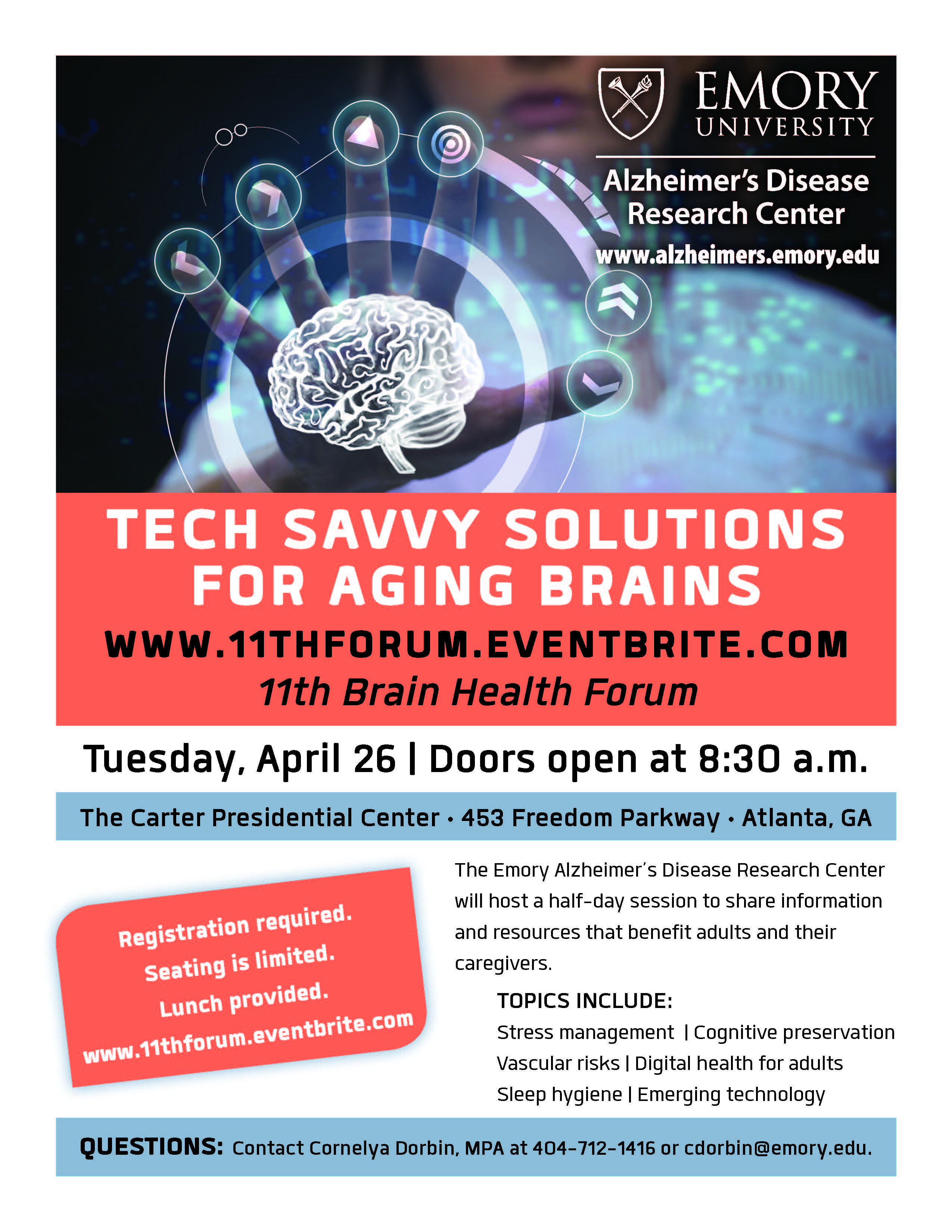 Tech-Savvy Solutions for Aging Brains | 11th Emory ADRC Brain Health ...