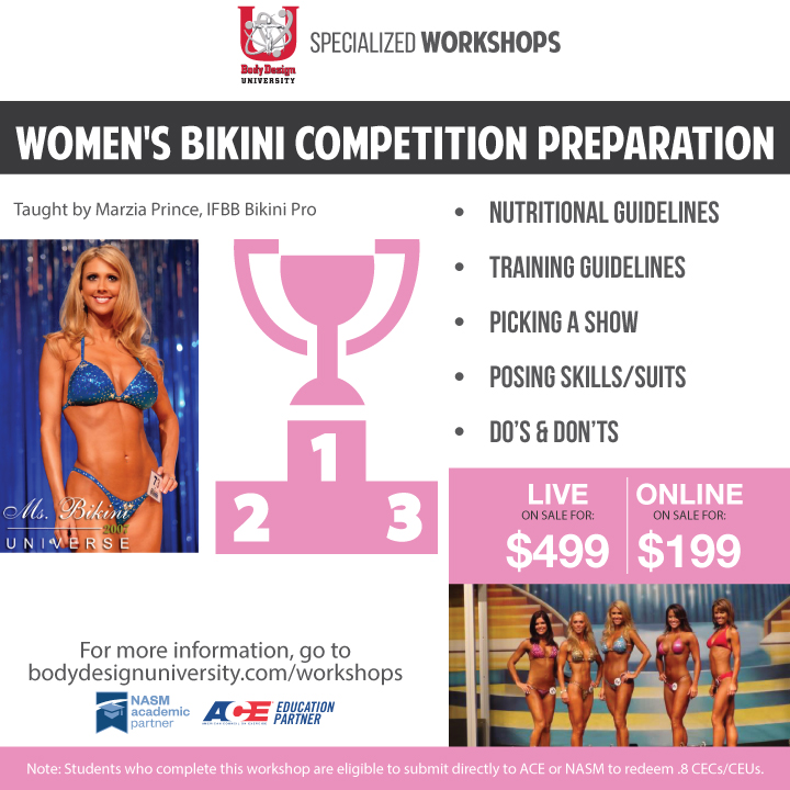 Women’s Bikini Competition Preparation Tickets, Sat, Apr 15