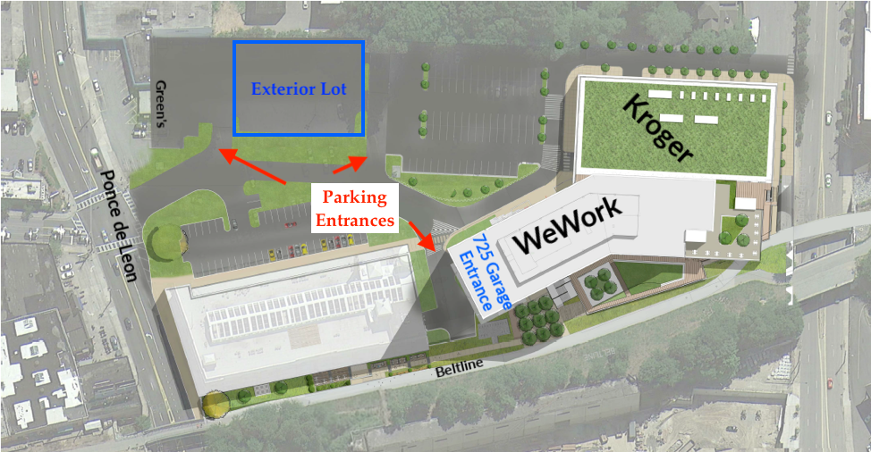 WeWork Parking Map