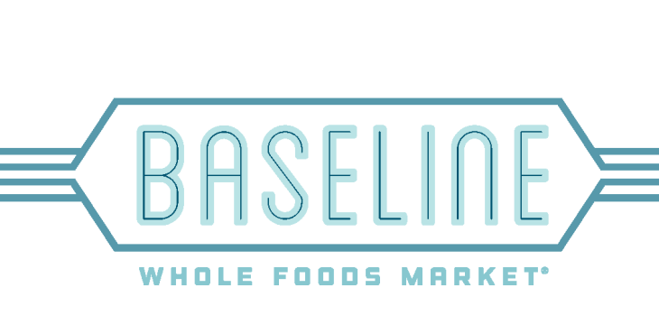 logo for the baseline whole foods market