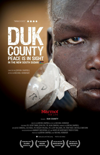 Film poster for Duk County by Jordan Campbell