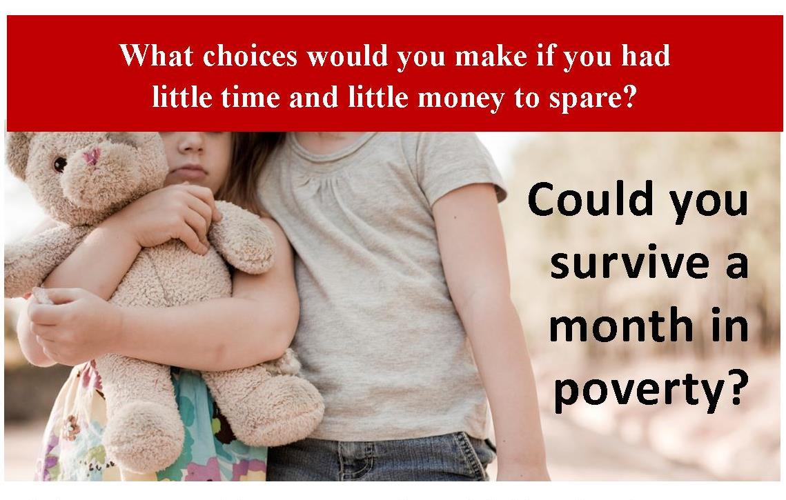 Poverty Immersion Workshop - what choices would you make if you had little time and little money to spare