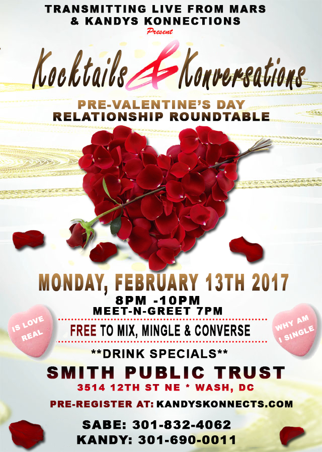 Tails Konversations Pre Vday Roundtable Tickets Mon Feb 13 Join Us For This Special Pre Valentines Night Of Relationship Roundtable We Will Be Discussing Real Questions There Drink Specials
