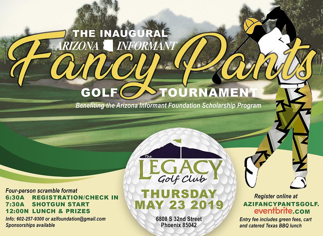 AZI Fancy Pants Golf flyer