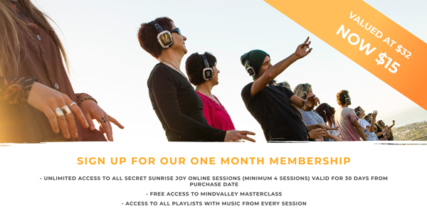 Secret Sunrise One Month Membership