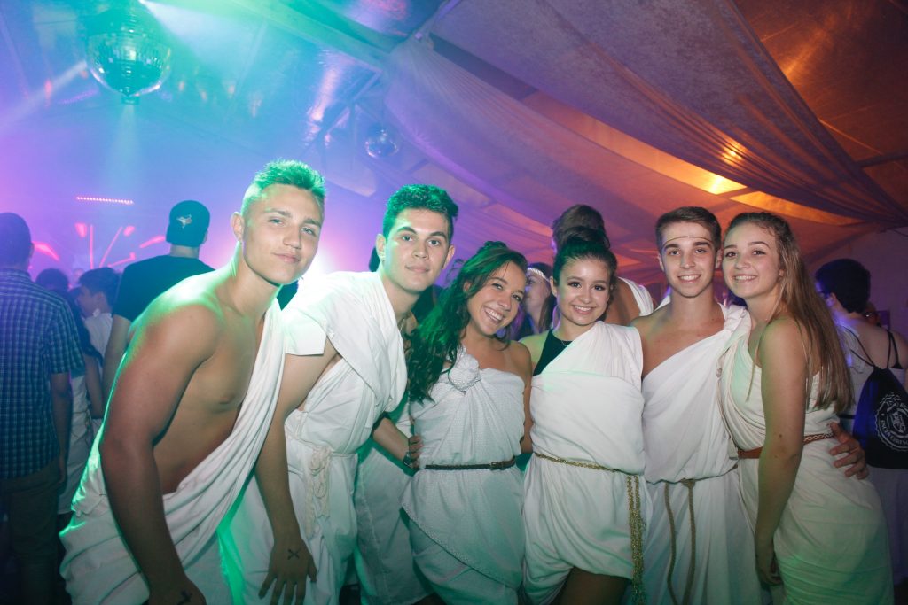 toga party in the vip