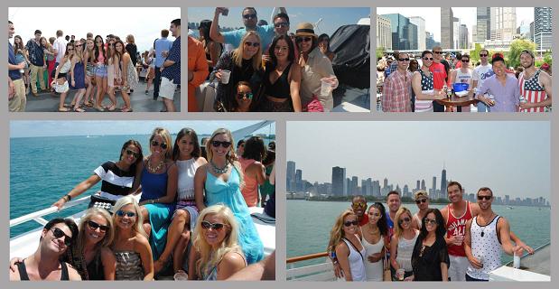 Chicago Afternoon Booze Cruise Collage