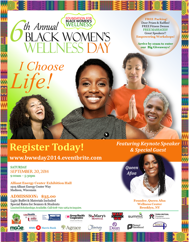 6th Annual Black Womens Wellness Day Tickets Sat Sep 20 2014 At 900 Am Eventbrite 