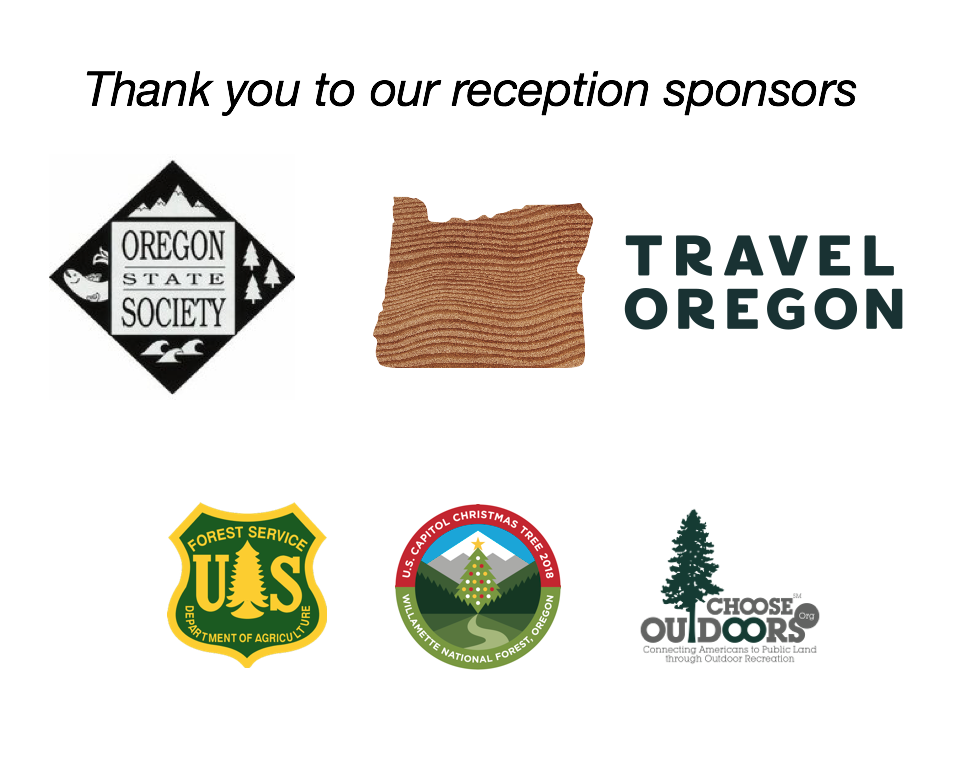 Sponsors are Travel Oregon and Oregon State Society