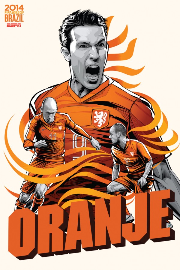 Copa do Mundo de Futebol - Brasil 2014 - Page 13 Netherlandsworldcupposterespn600x900