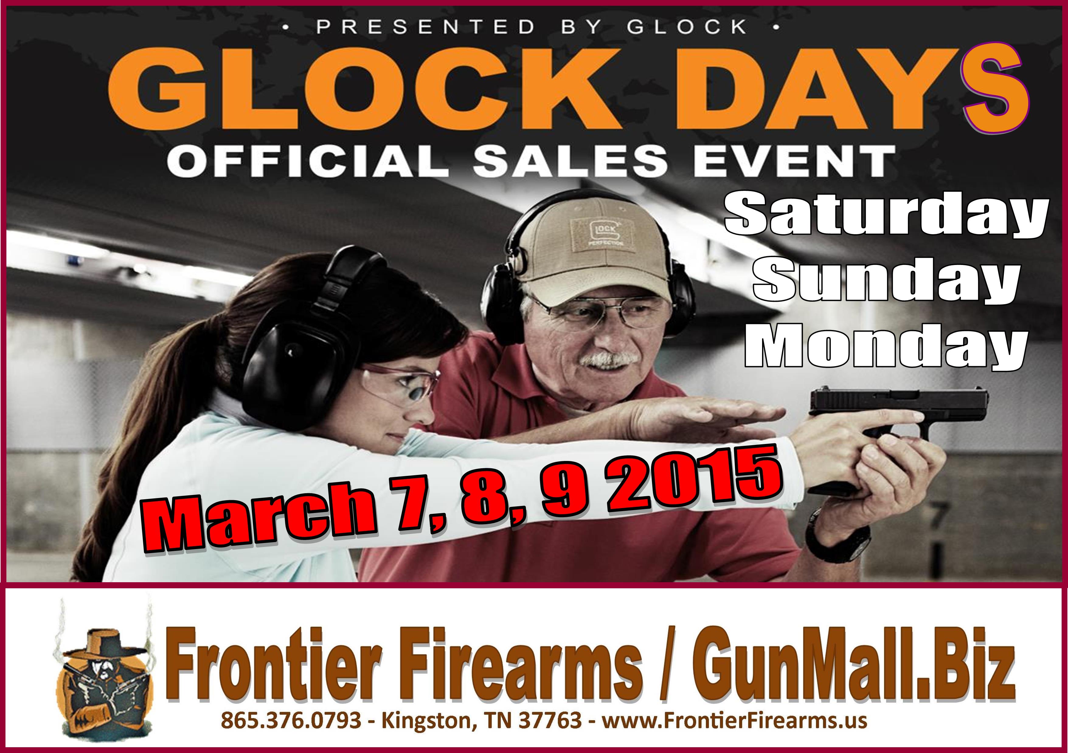 Glock Day at Frontier Firearms in Kingston TN