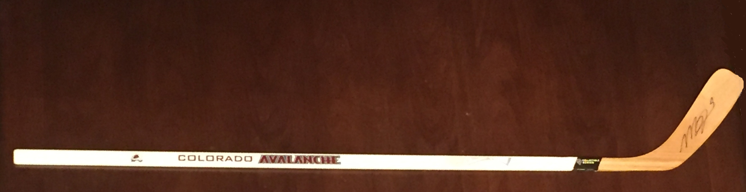 (1) Matt Duchene signed collectible hockey stick from the Colorado Avalanche