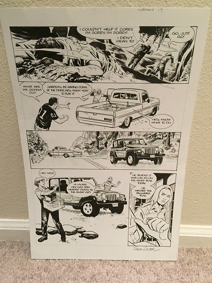 (1) Steve Lieber signed original