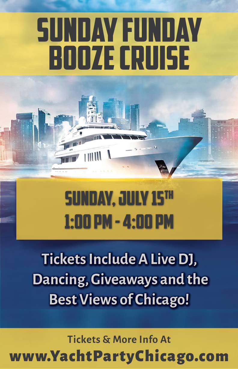 Sunday Funday Booze Cruise Party - Tickets include a Live DJ, Dancing, Giveaways, and the best views of Chicago!