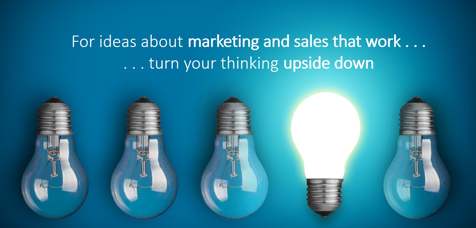Turning your ideas upside down