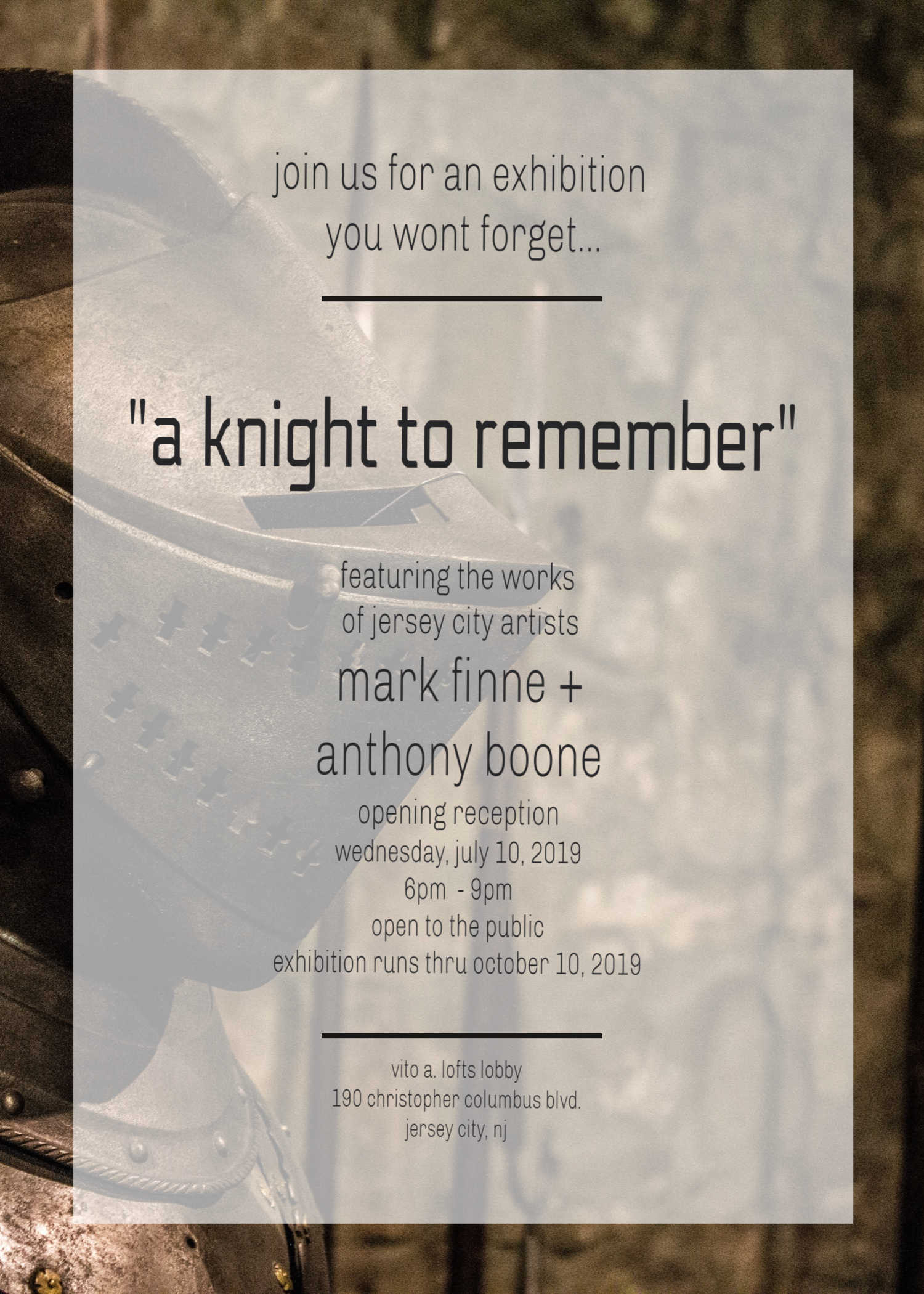 Artist mark finne + anthony boone exhibit